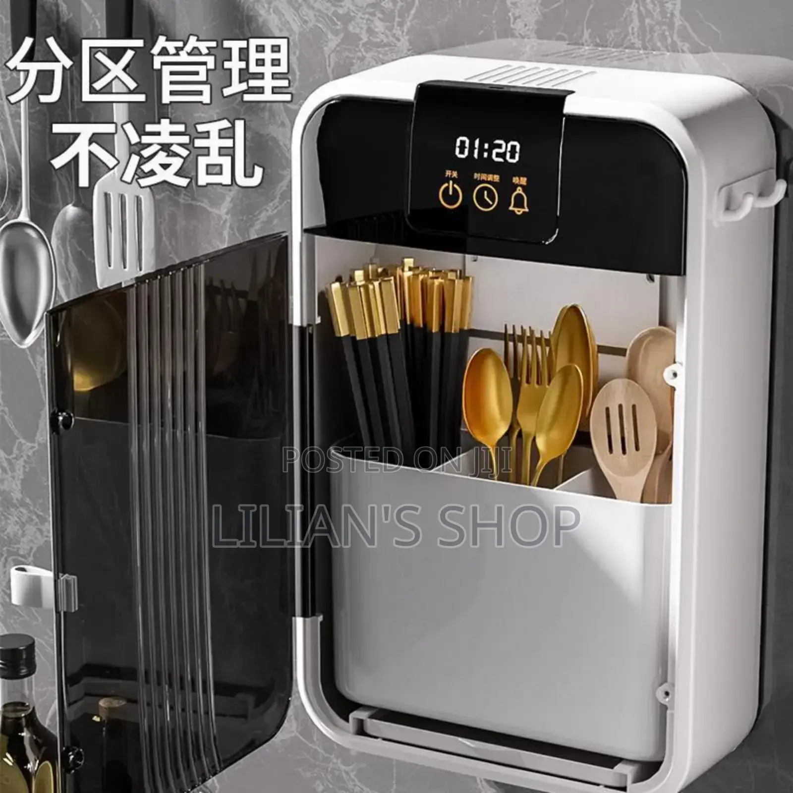 Forks, Spoon Cutlery Storage Holder Draining Rack