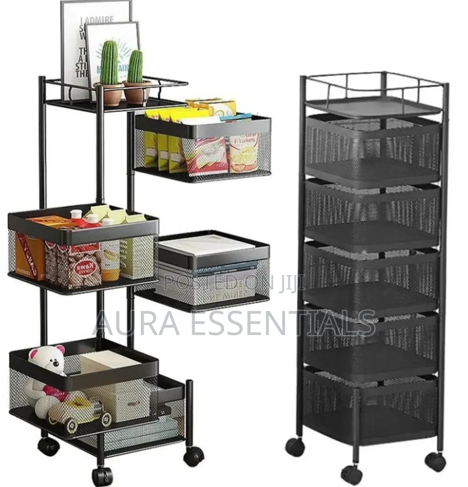 5 Tier Rotating Multi Layer Household Rack