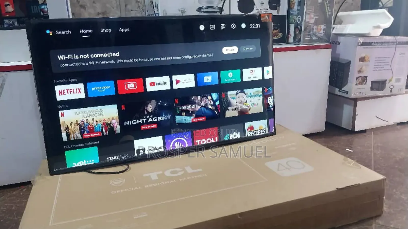 Brand New TCL 40 Inches Smart Flat Screen