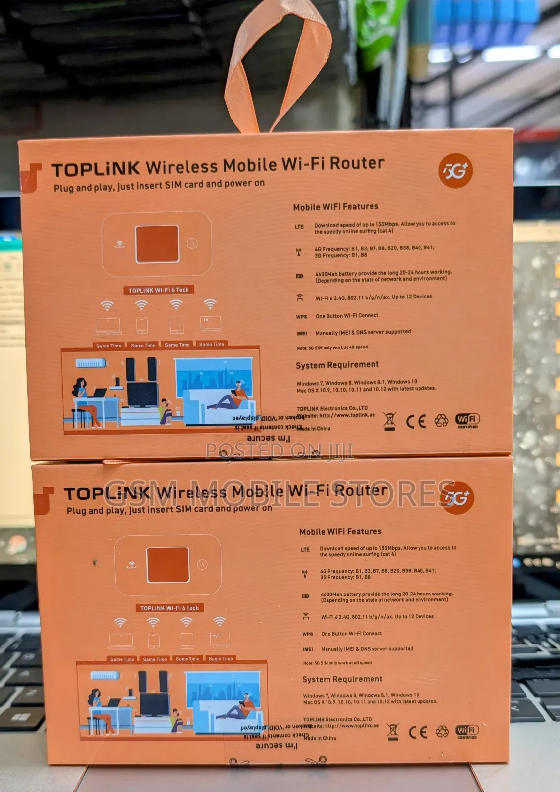 New Toplink MR52 Ultra Mobile Wifi 6 4600mah Upto 24hrs