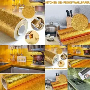 Kitchen Oil Proof Self Adhesive Wallpaper