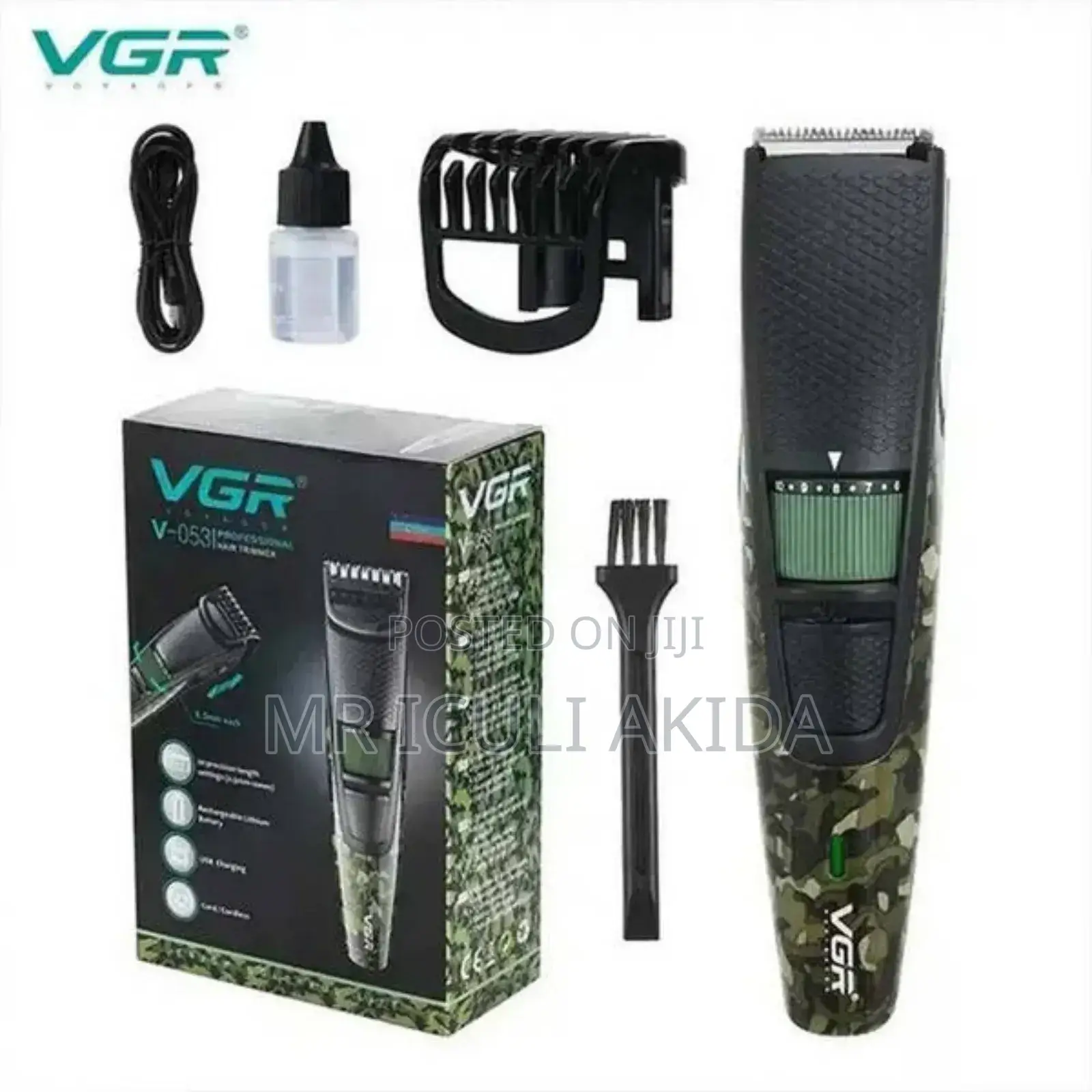 VGR Rechagable Facial Hair Removal Machine and Trimmer
