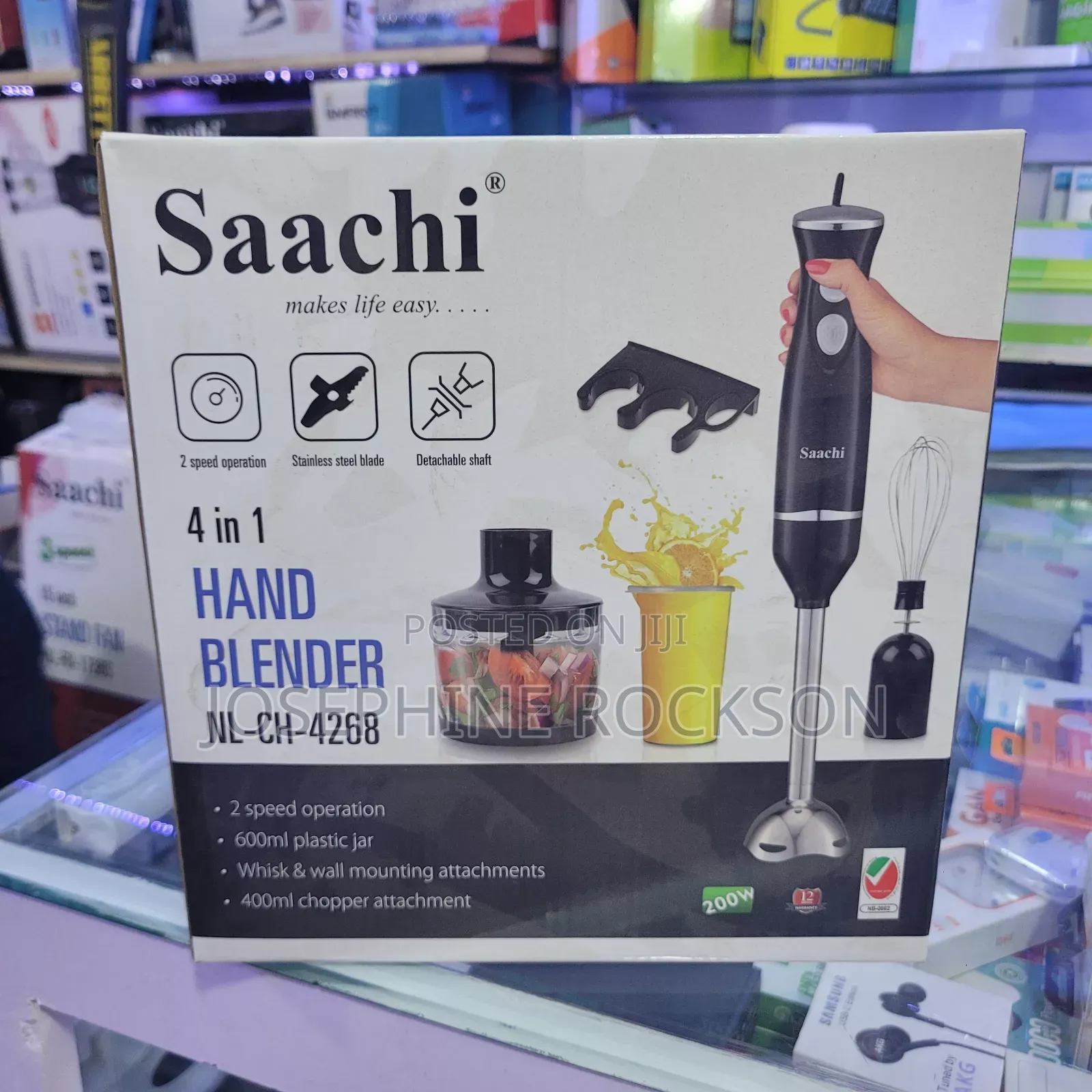 4in 1 Saachi Hand Blender