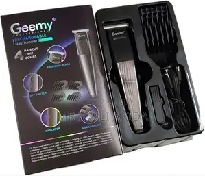 Geemy Professional Rechargeable Hair Trimmer WTH Limit Combs