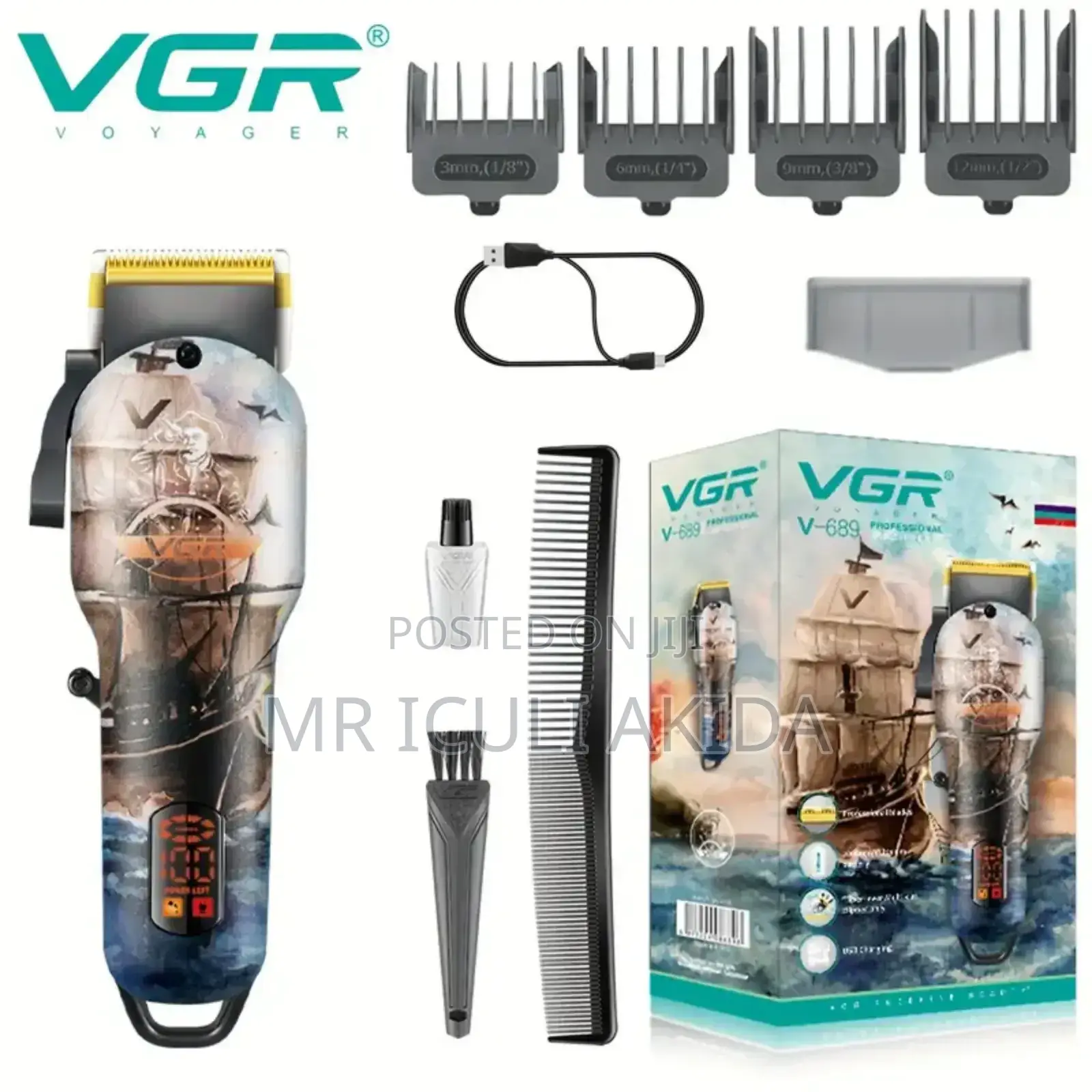 VGR Voyage Cordless Professional Hair Trimmer and Clippers