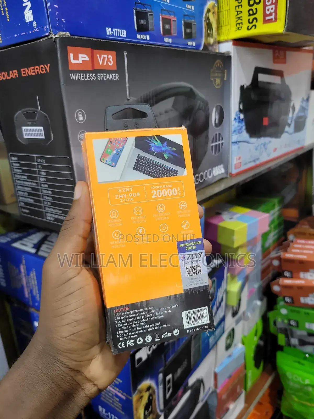 Fast Charging Power Bank /ZHY-P09 Black Power Bank