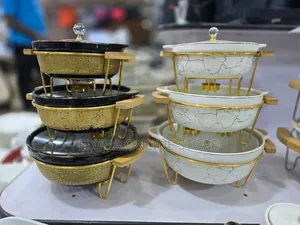 3pc Ceramic Serving Dish Set -Oval