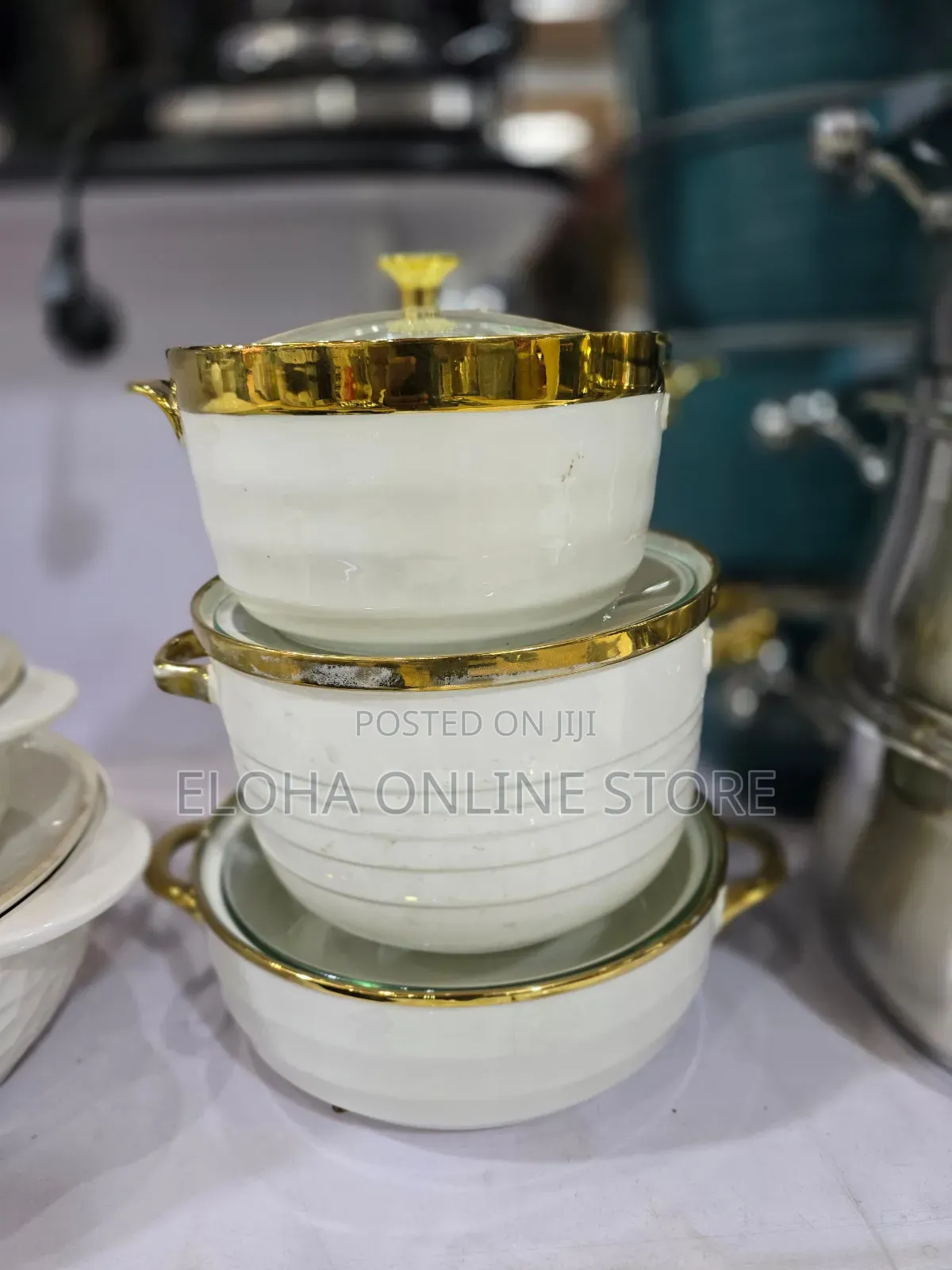 Luxury Ceramic Pot/Bowl Set