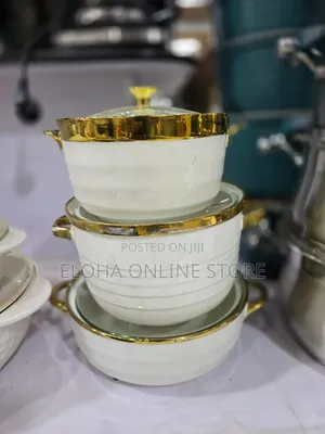 Luxury Ceramic Pot/Bowl Set