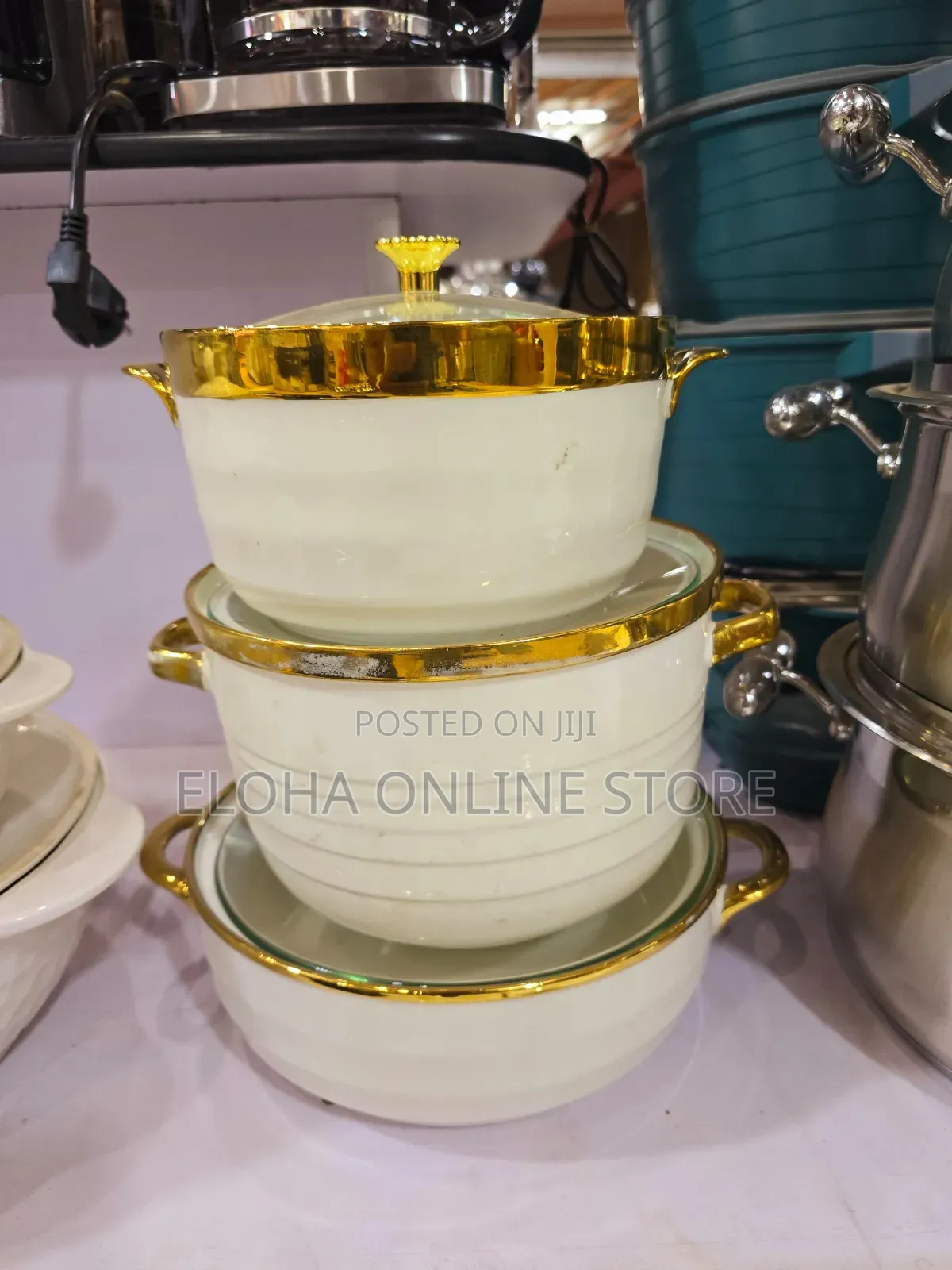 Luxury Ceramic Pot/Bowl Set