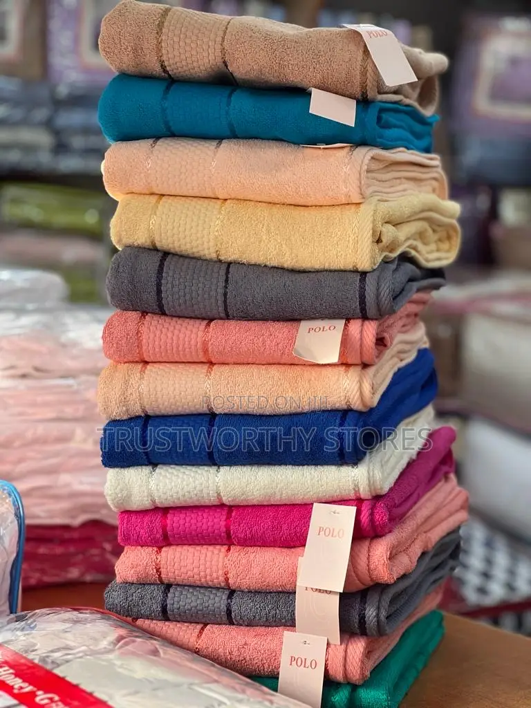 Medium Cotton Towels in Different Colors