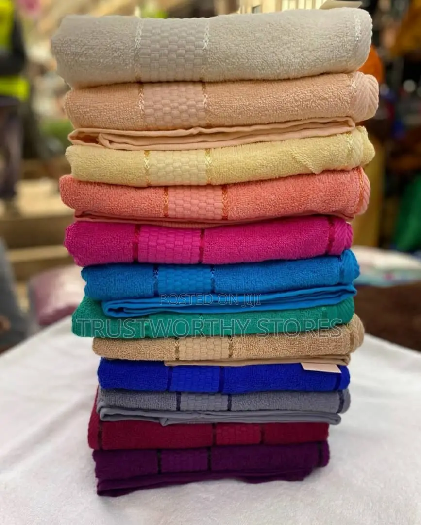 Medium Cotton Towels in Different Colors