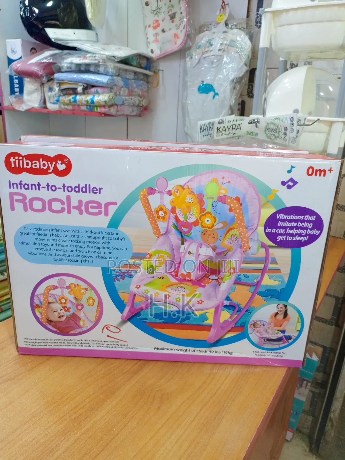 Tiibaby Infant-to-Toddler Rocker