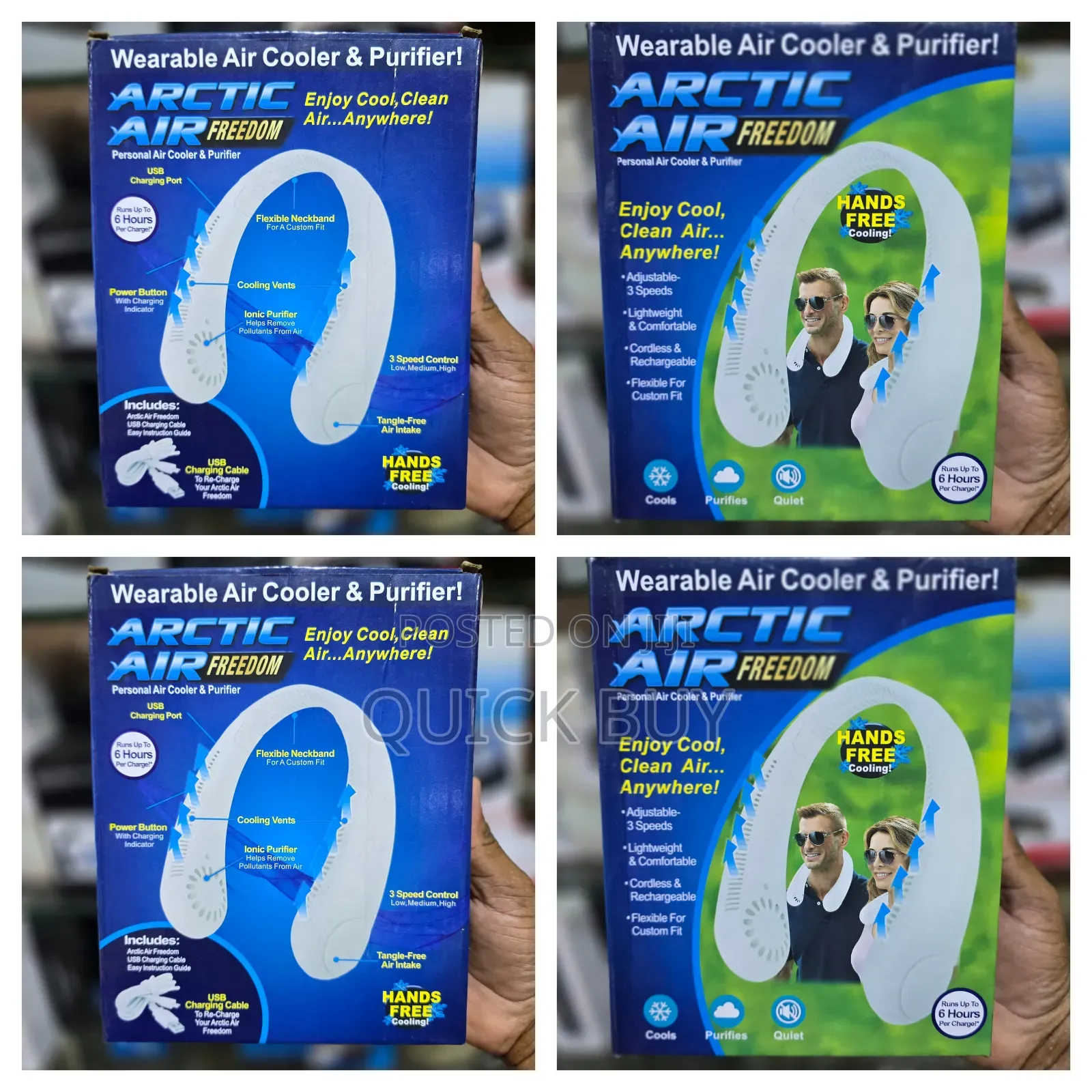 Wearable Air Cooler and Purifier