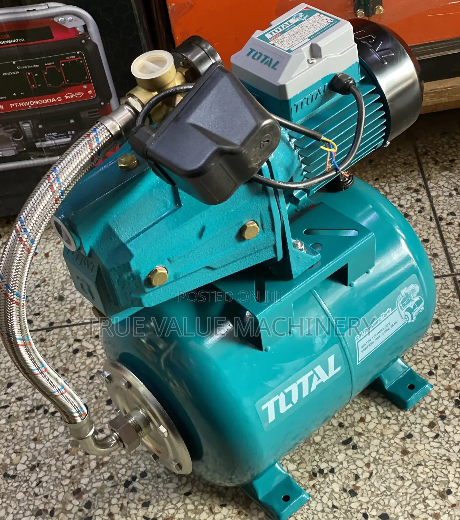 Pressure Water Pump With Tank