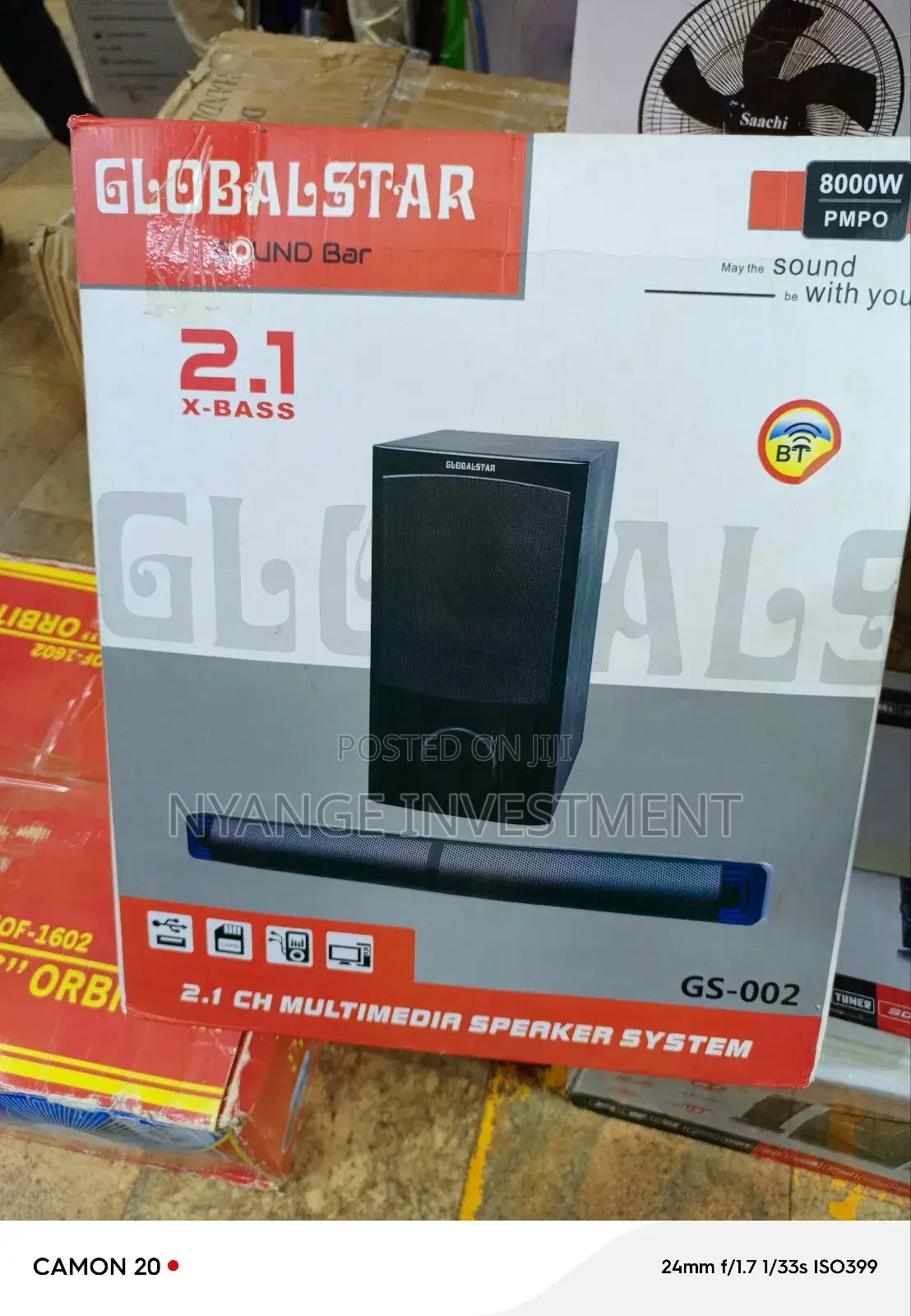Global Star Sound Bar 2.1x.Base