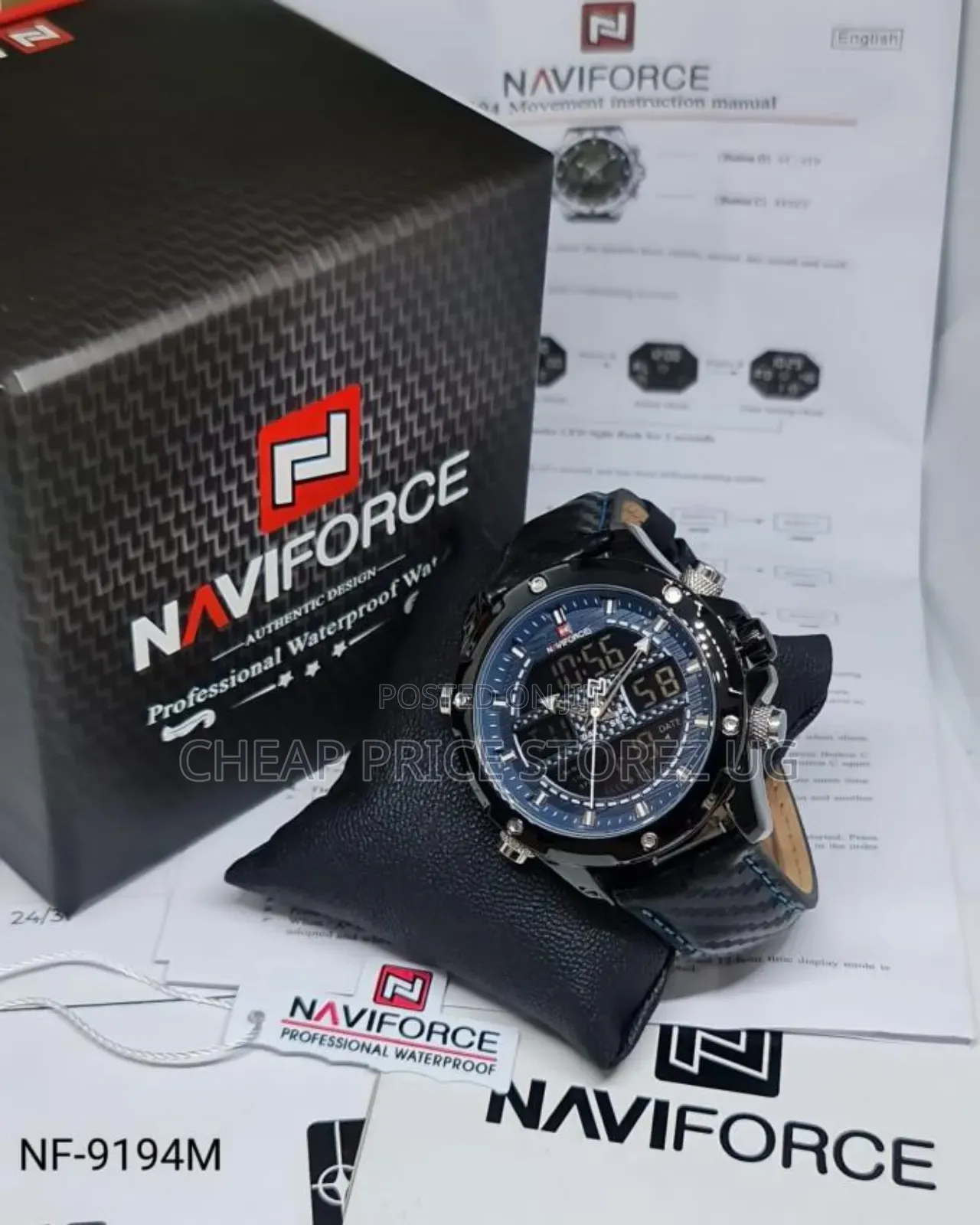 NAVIFORCE 9194 Men's Watch Original Leather