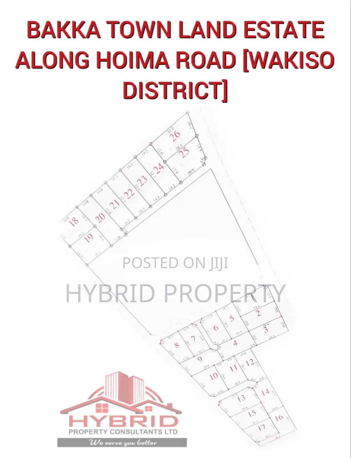 Prime Plots for Sale in Our Bakka Town Land Estate~Hoima Rd.