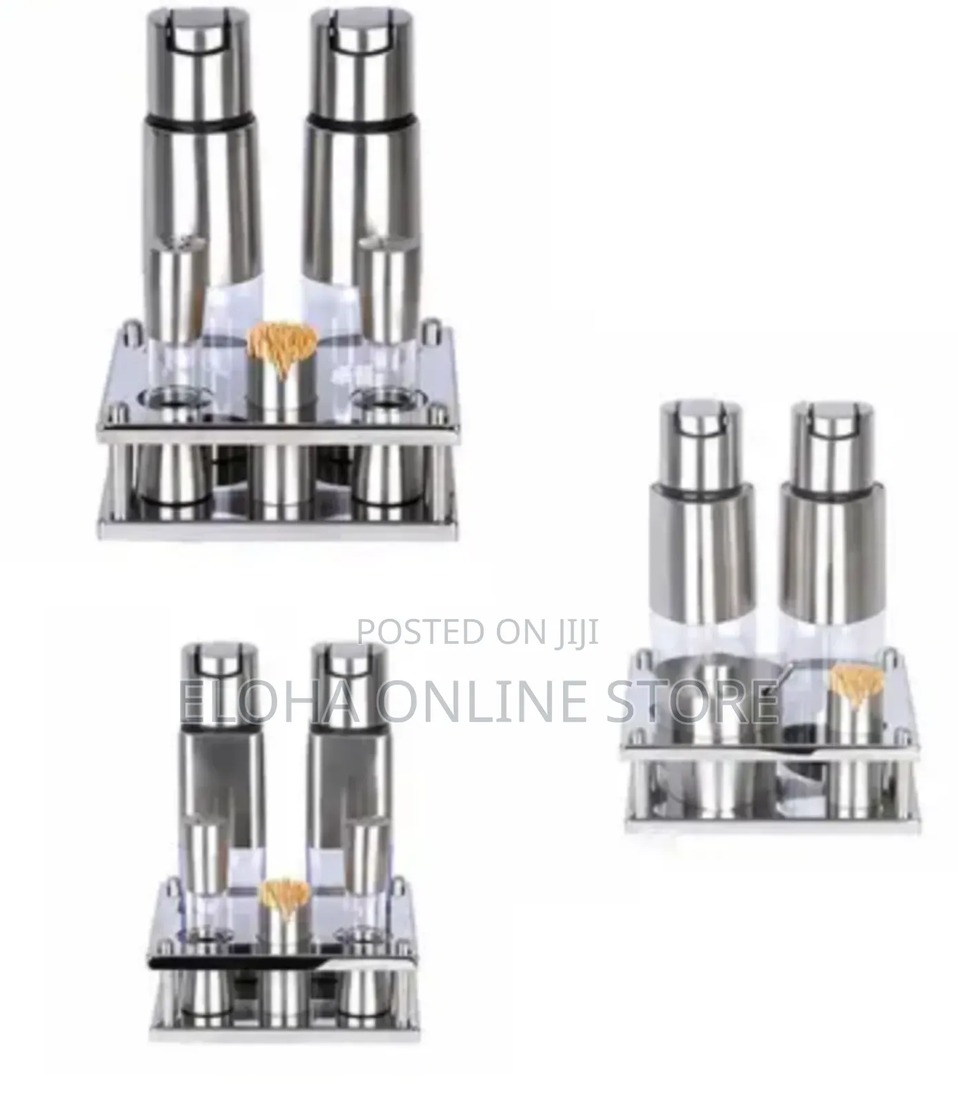 Stainless Steel Seasoning Bottle Set