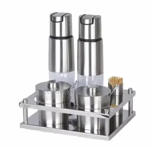 Stainless Steel Seasoning Bottle Set
