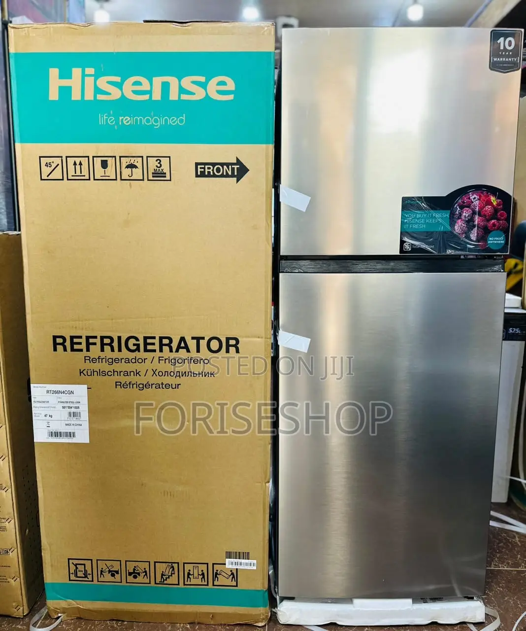 Hisense 266 LTRS No Frost Refrigerator