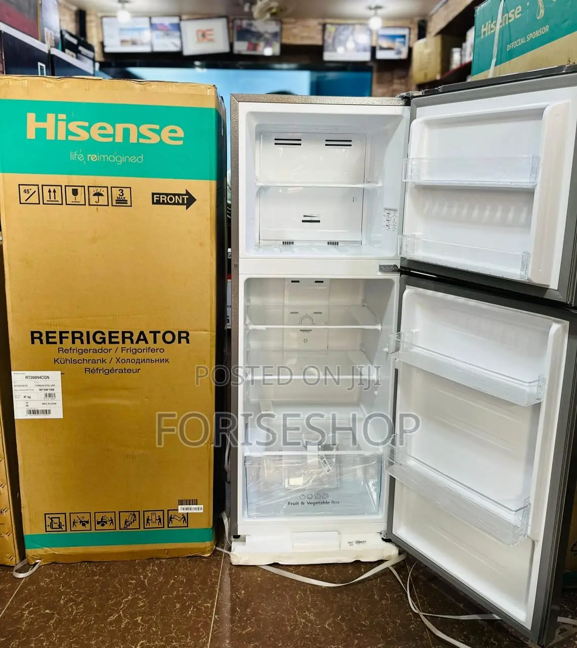 Hisense 266 LTRS No Frost Refrigerator