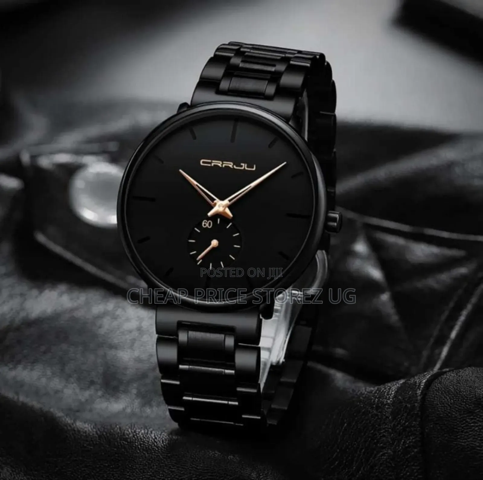 Gentle Man's Watch Crrau-Thin Minimalist Waterproof Men's Wrist Watch