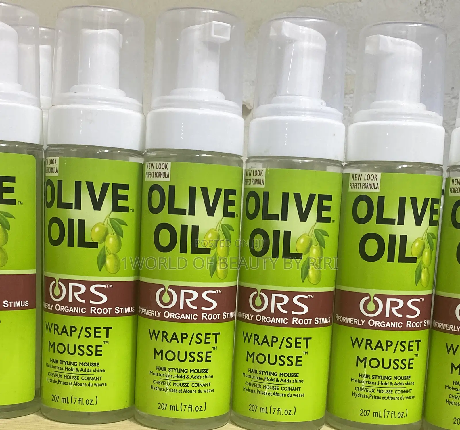 Olive Oil Hair Styling Mousse