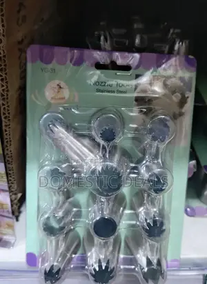 12pcs Stainless Steel Cake Nozzle Set