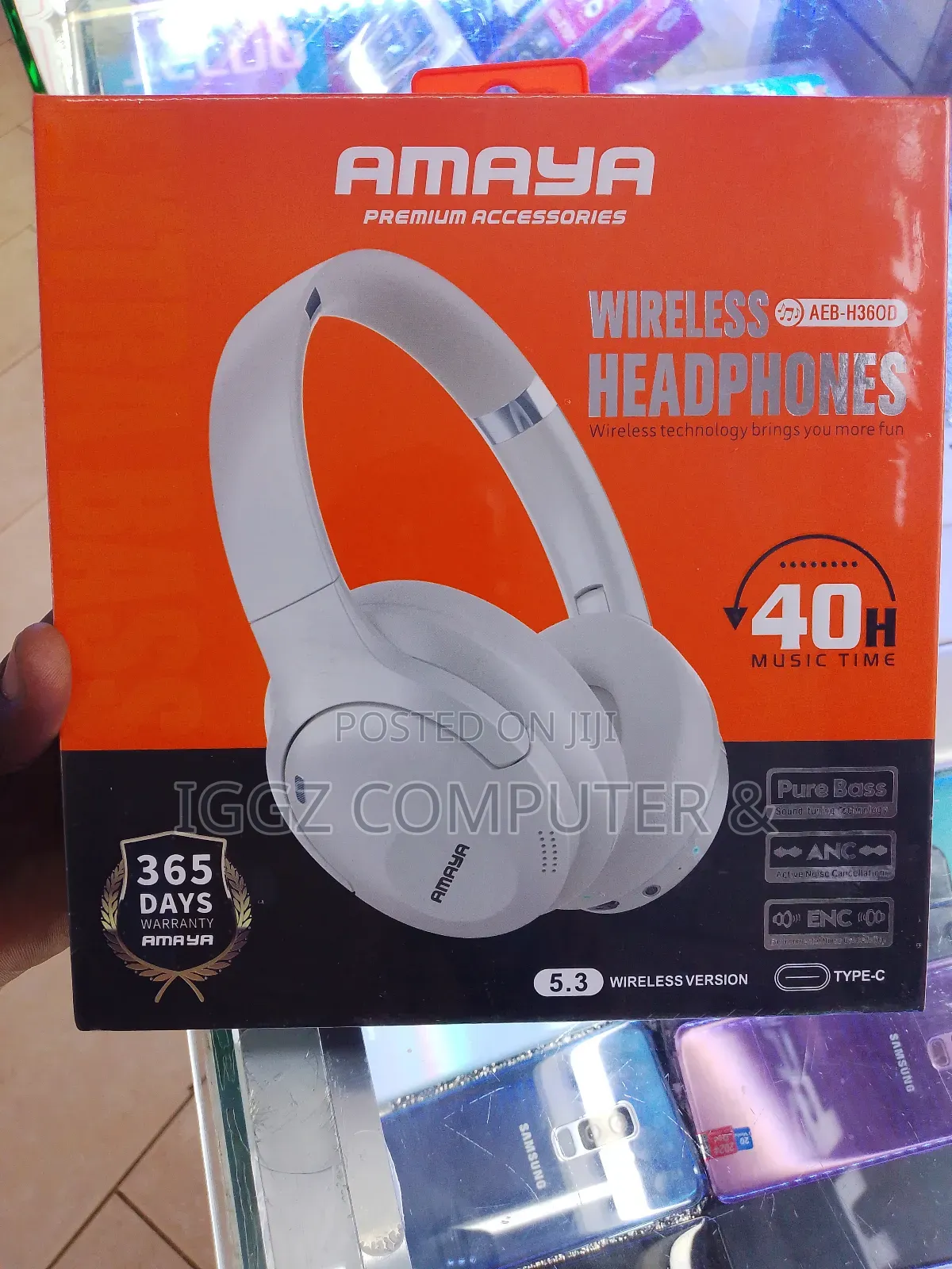 Amaya Wireless Headphone (Aeb-H360d)