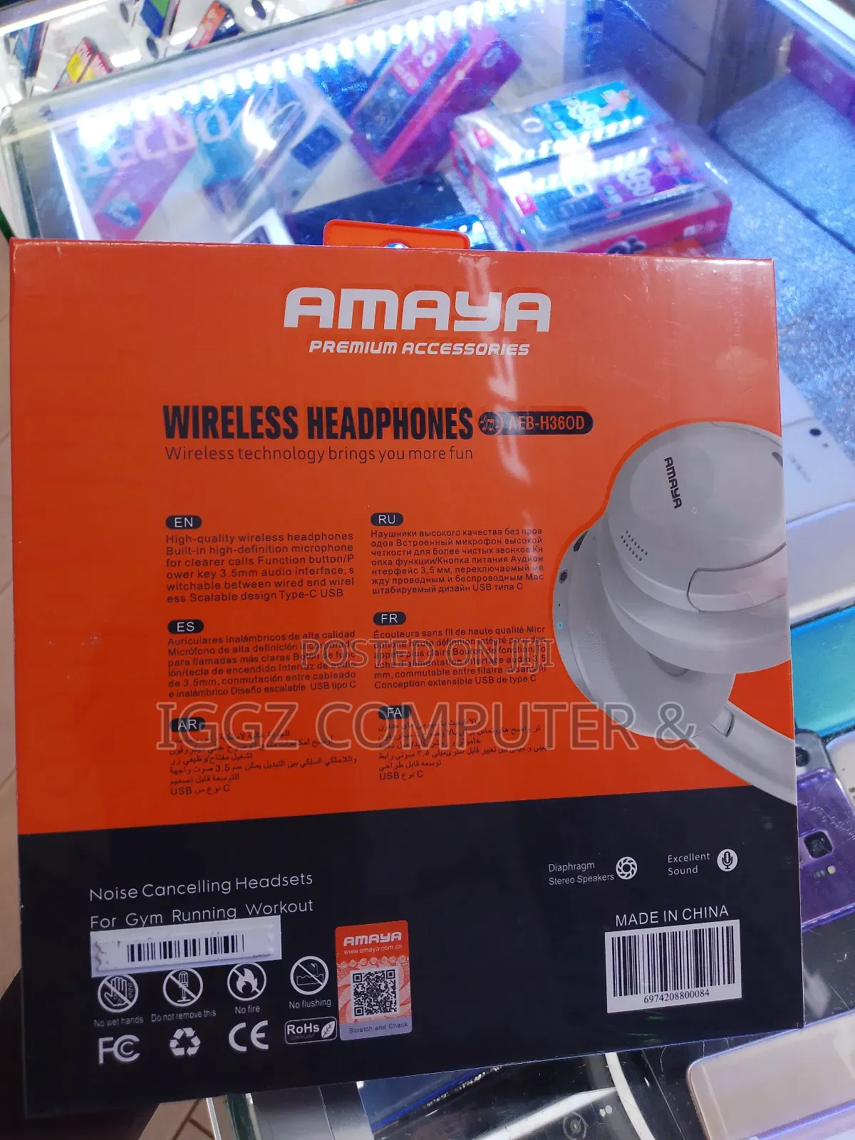 Amaya Wireless Headphone (Aeb-H360d)