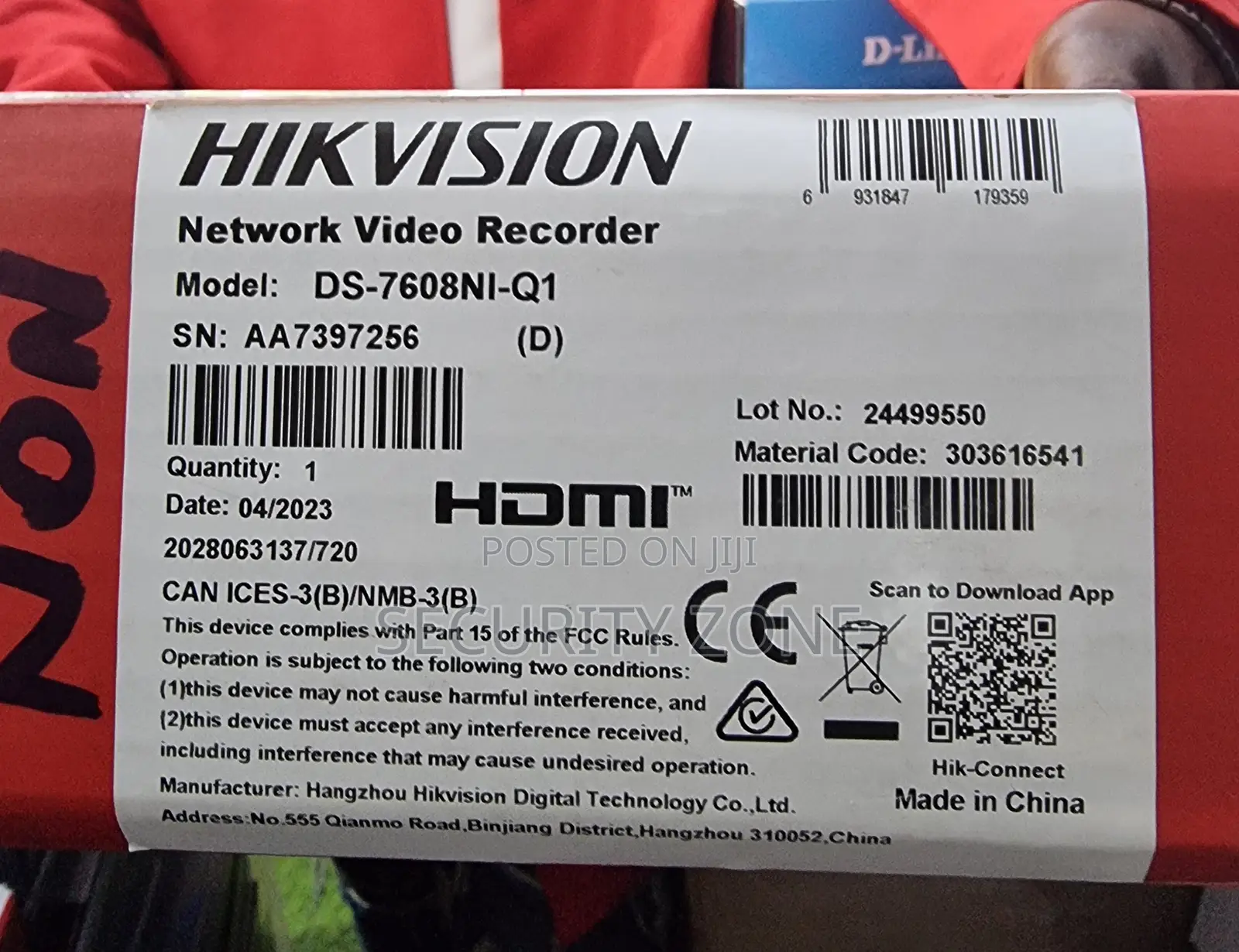Hikvision Non Poe NVR 8ch 16ch 7600series
