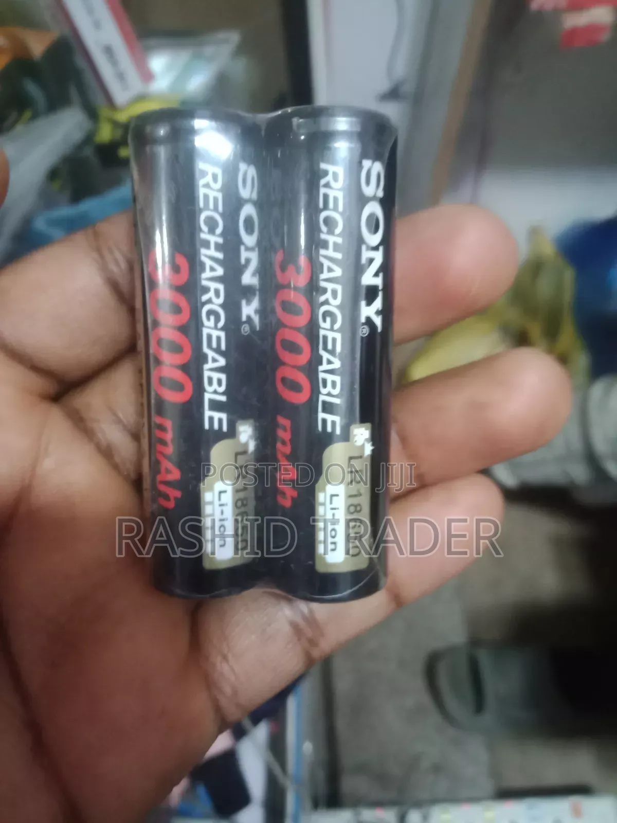 Somy Rechargeable Batter 18650 3.7v Lithium Ion 3000mha Flat