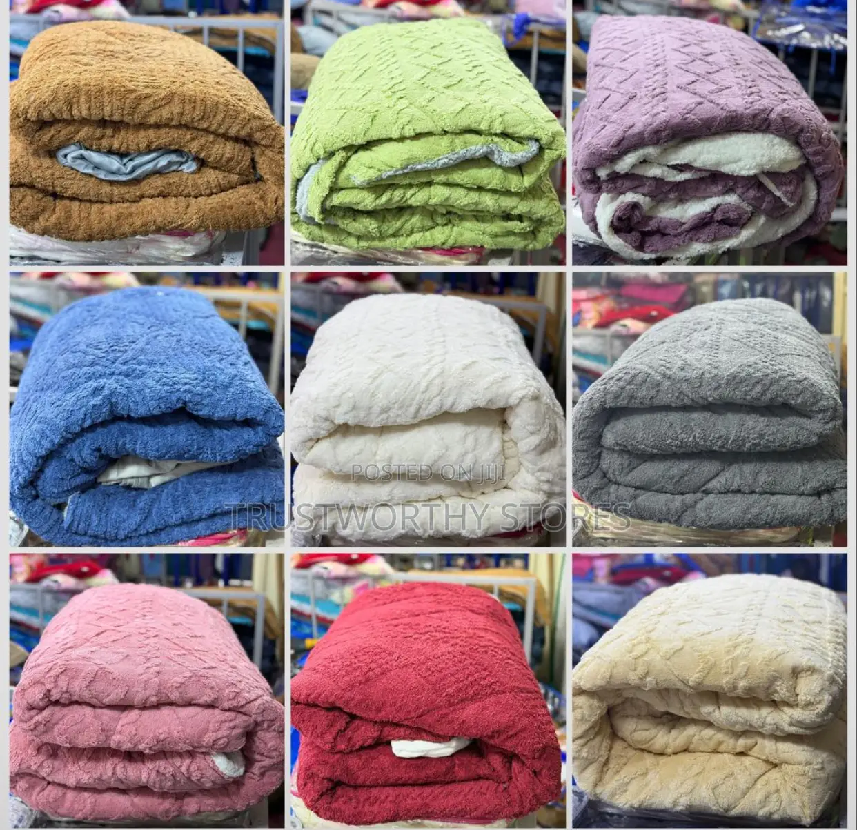 6pcs Tufted Fleece Duvet - 5by6 and 6by6