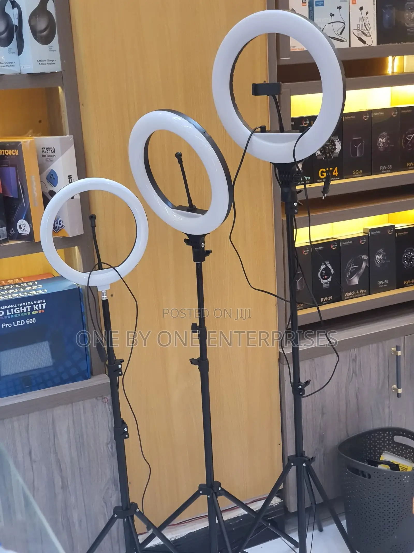 Ring Light With Tripod Stand/Phone Holder