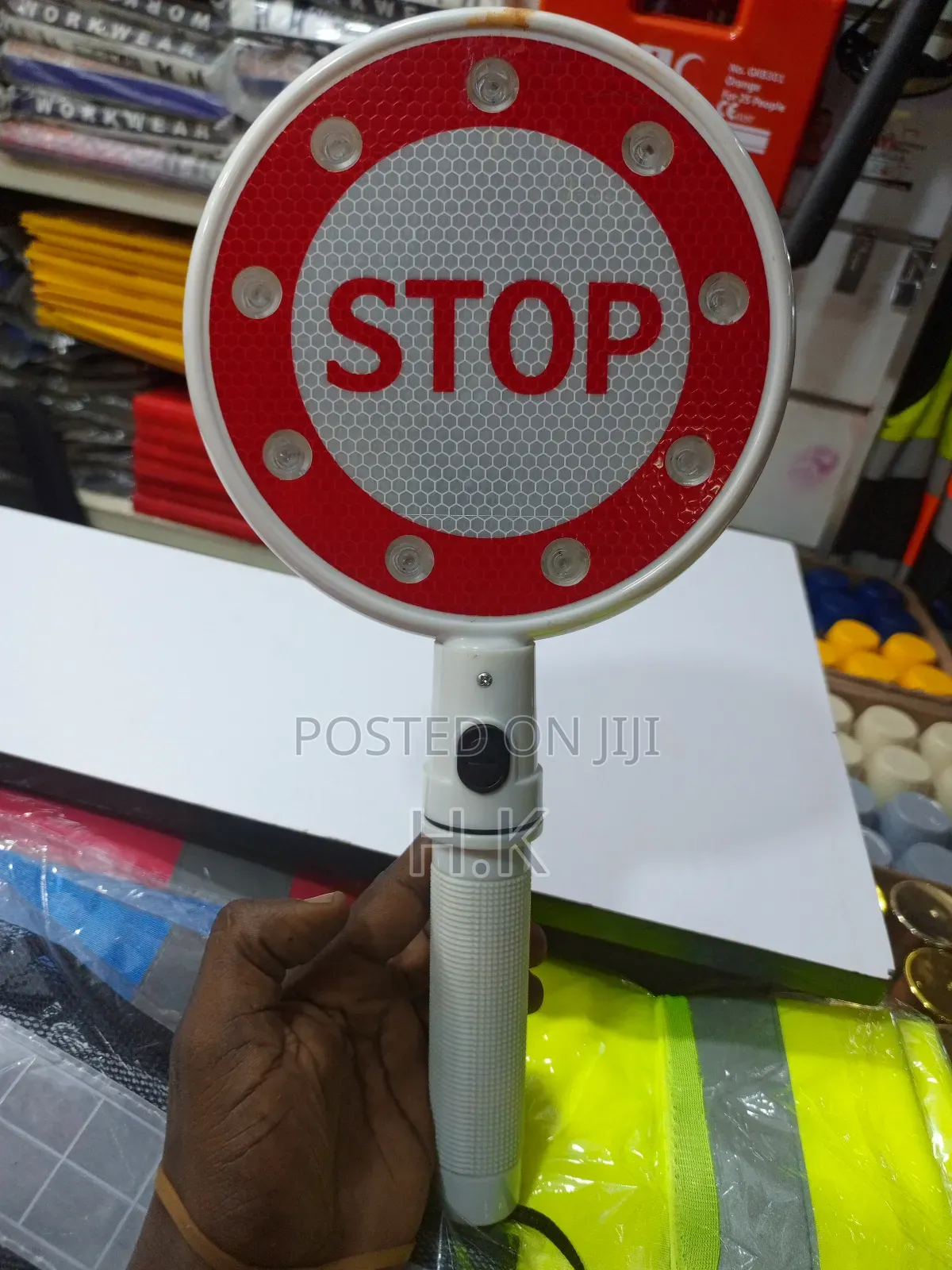 Handheld Illuminated "STOP" Sign
