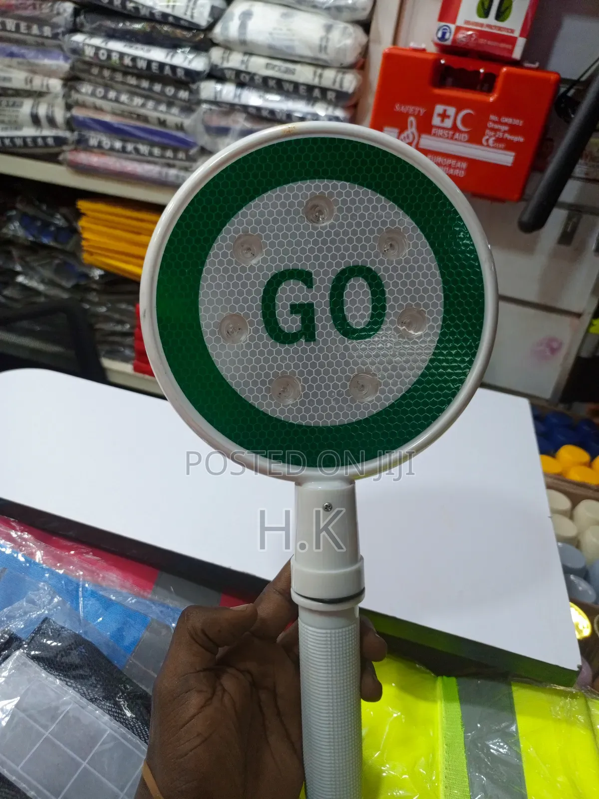 Handheld Illuminated "STOP" Sign