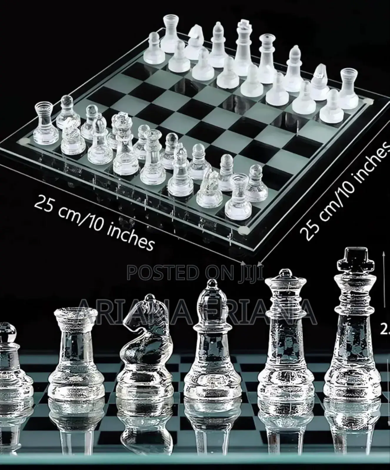 Elegant Glass Chess