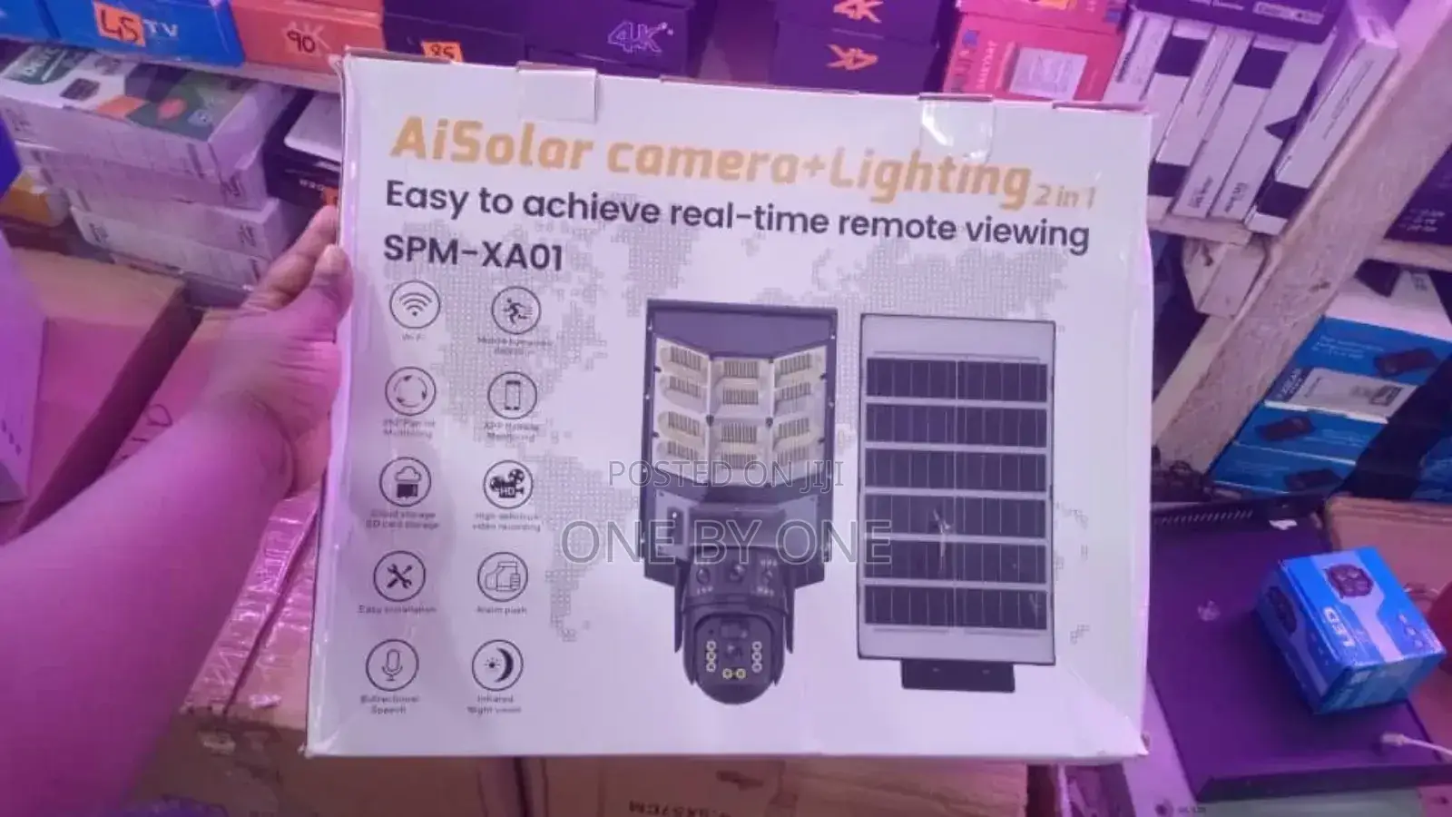 Ai Solar Camera Lighting 2 in 1
Easy to Achieve Real-Time