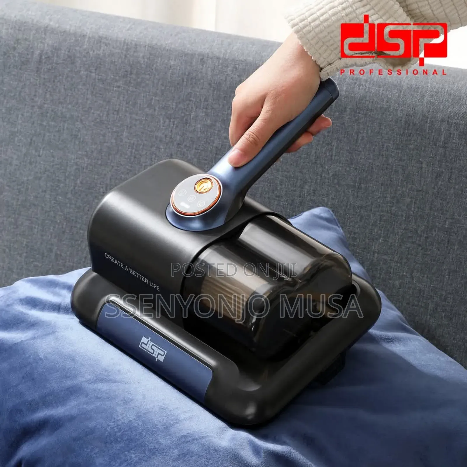 DSP Bedsheets Vacuum Mite Removal - Cordless,6kpa -Kd2052