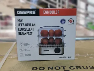 Geepas Egg Boiler - Cook Up to 16 Eggs, Auto Switch Off,500W