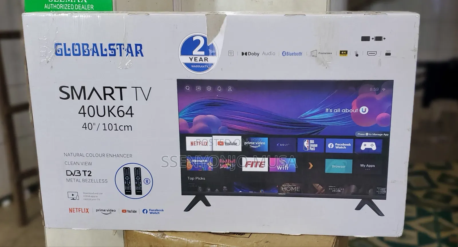 Globalstar 40" Smart Tv 40uk64 - 101cm, ,Bluetooth,Netflix