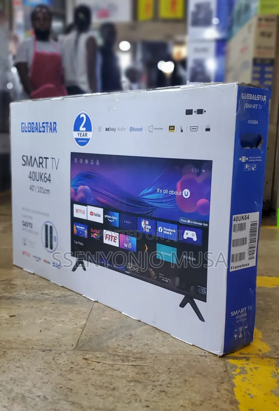 Globalstar 40" Smart Tv 40uk64 - 101cm, ,Bluetooth,Netflix