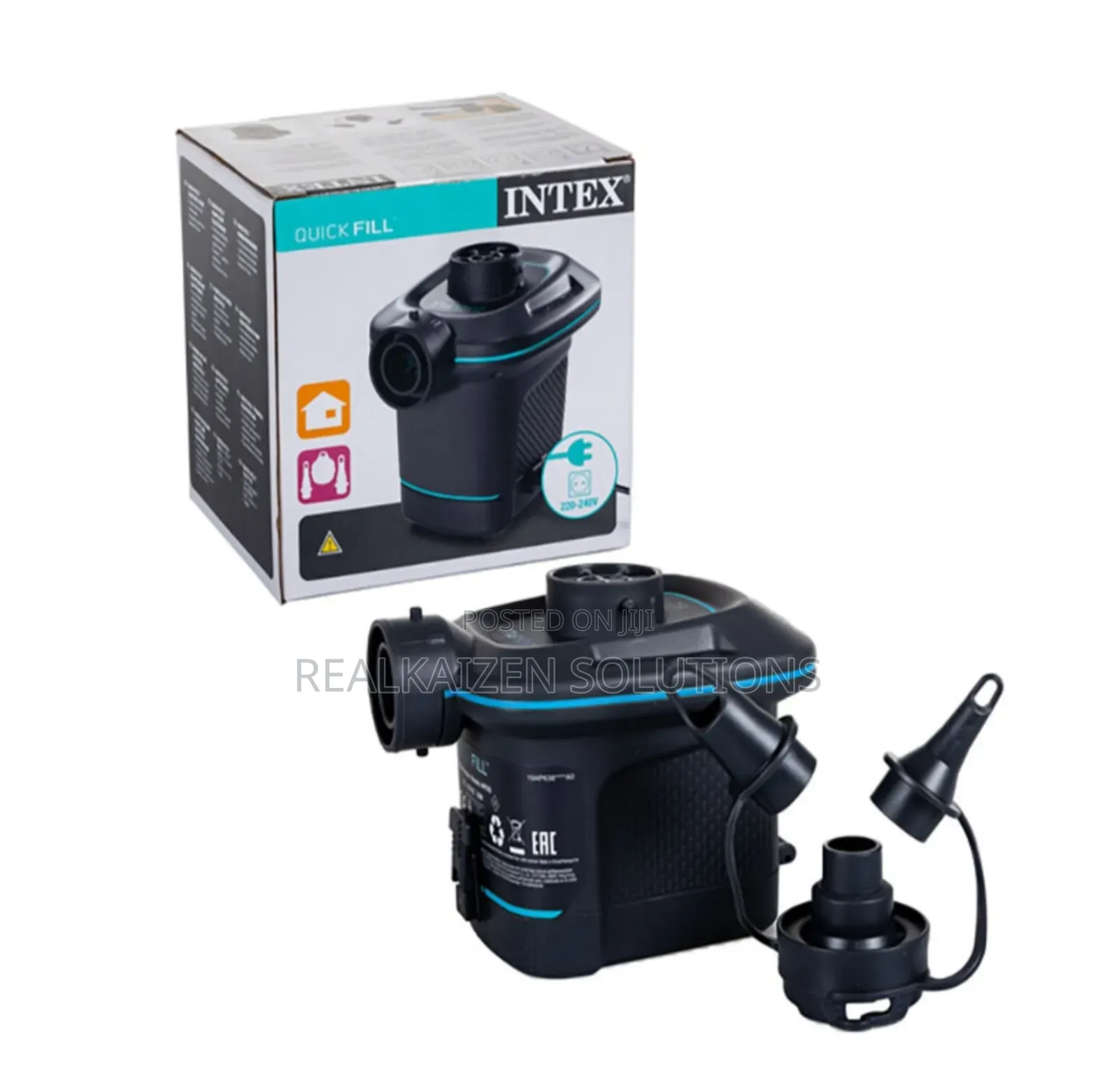 INTEX Quick-Fill Electric AC Air Pump for All Inflatables