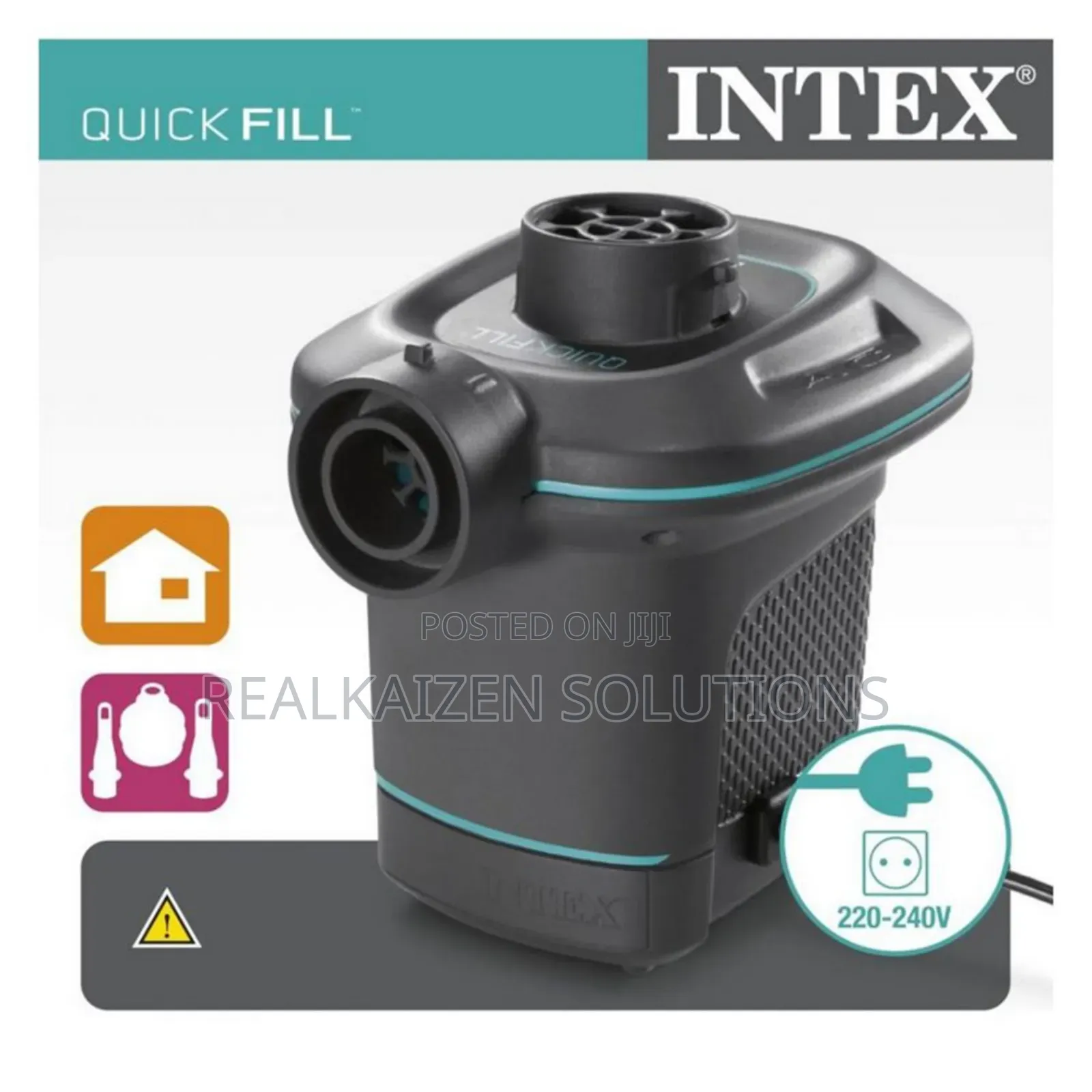 INTEX Quick-Fill Electric AC Air Pump for All Inflatables