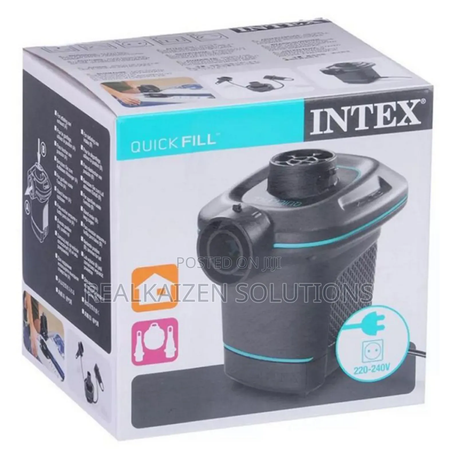 INTEX Quick-Fill Electric AC Air Pump for All Inflatables