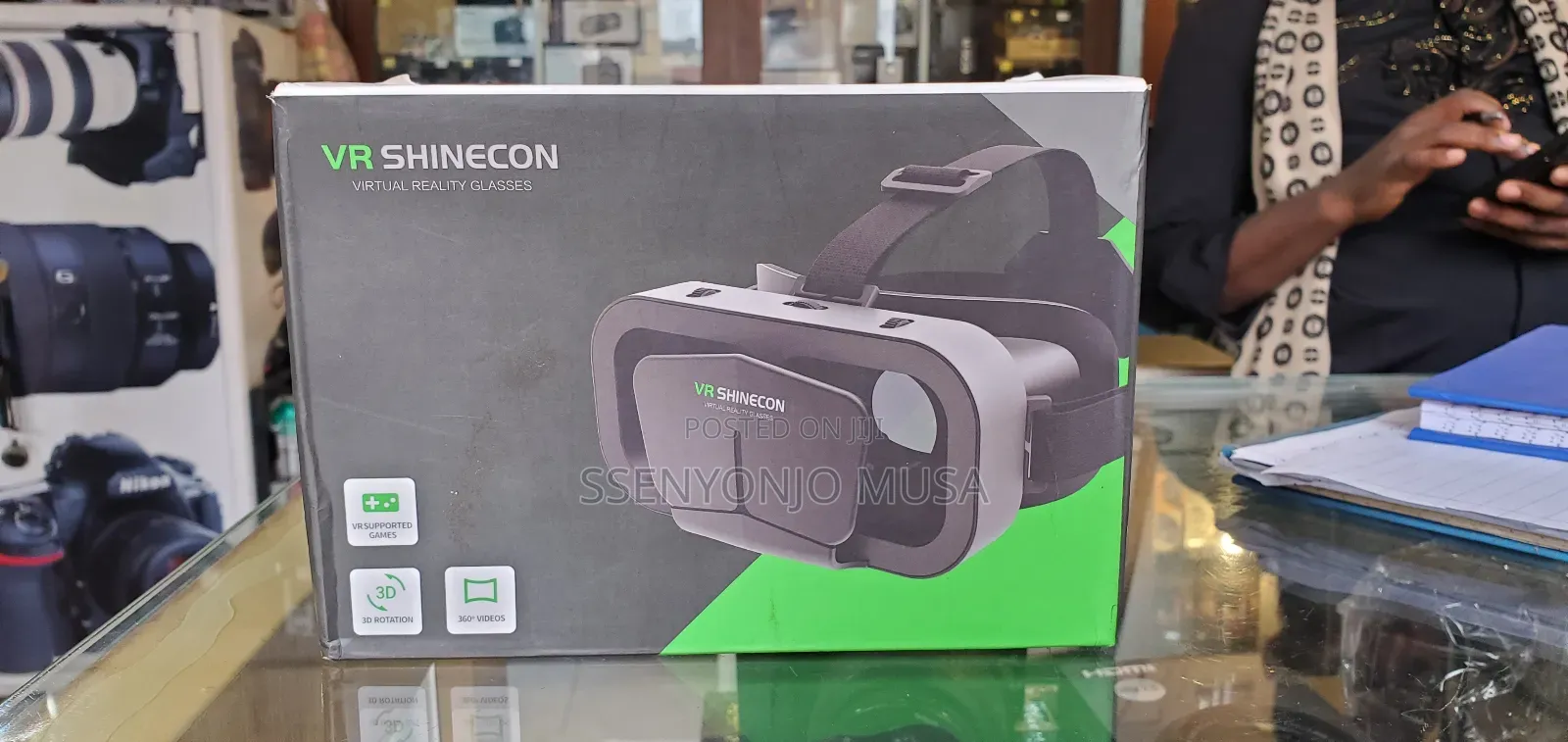 Vr Shinecon 3d Vr Headset - Virtual Reality Glasses For I A-