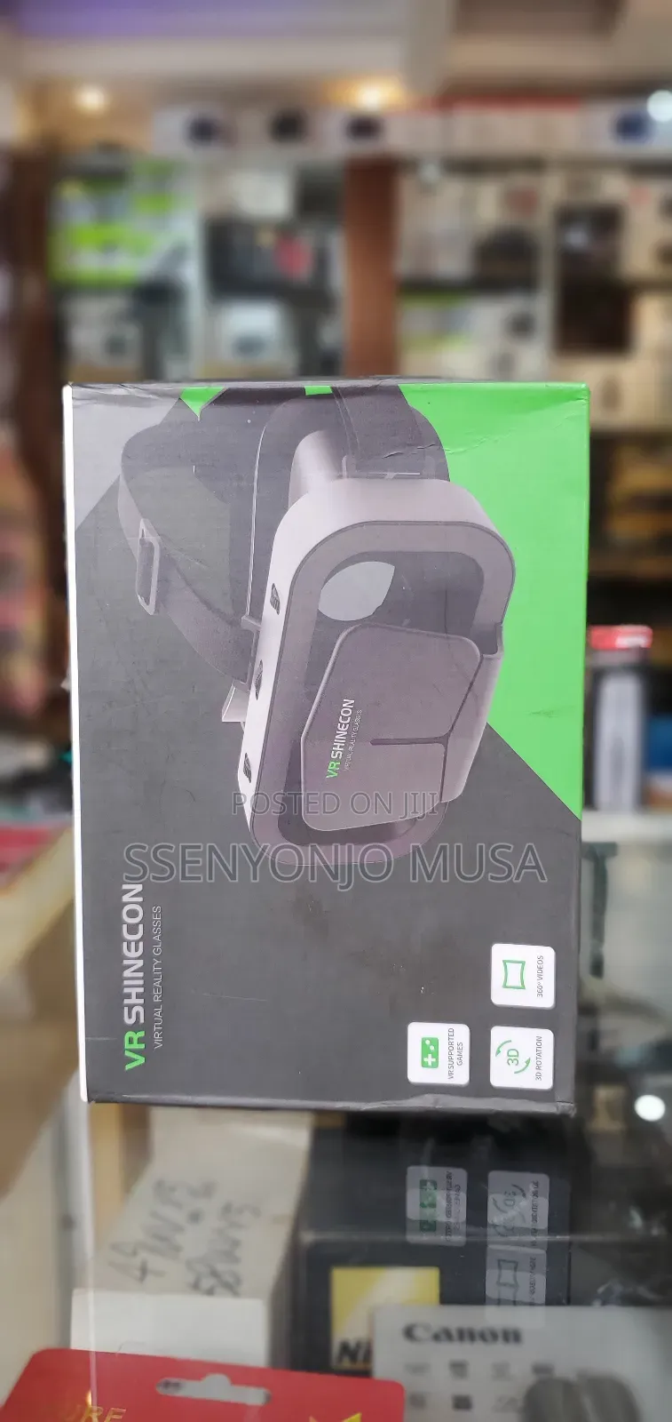Vr Shinecon 3d Vr Headset - Virtual Reality Glasses For I A-