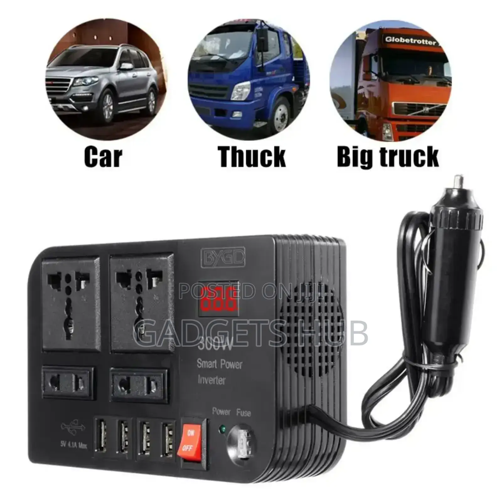 Car Power Inverter
Charger Converter Adapter Transformer