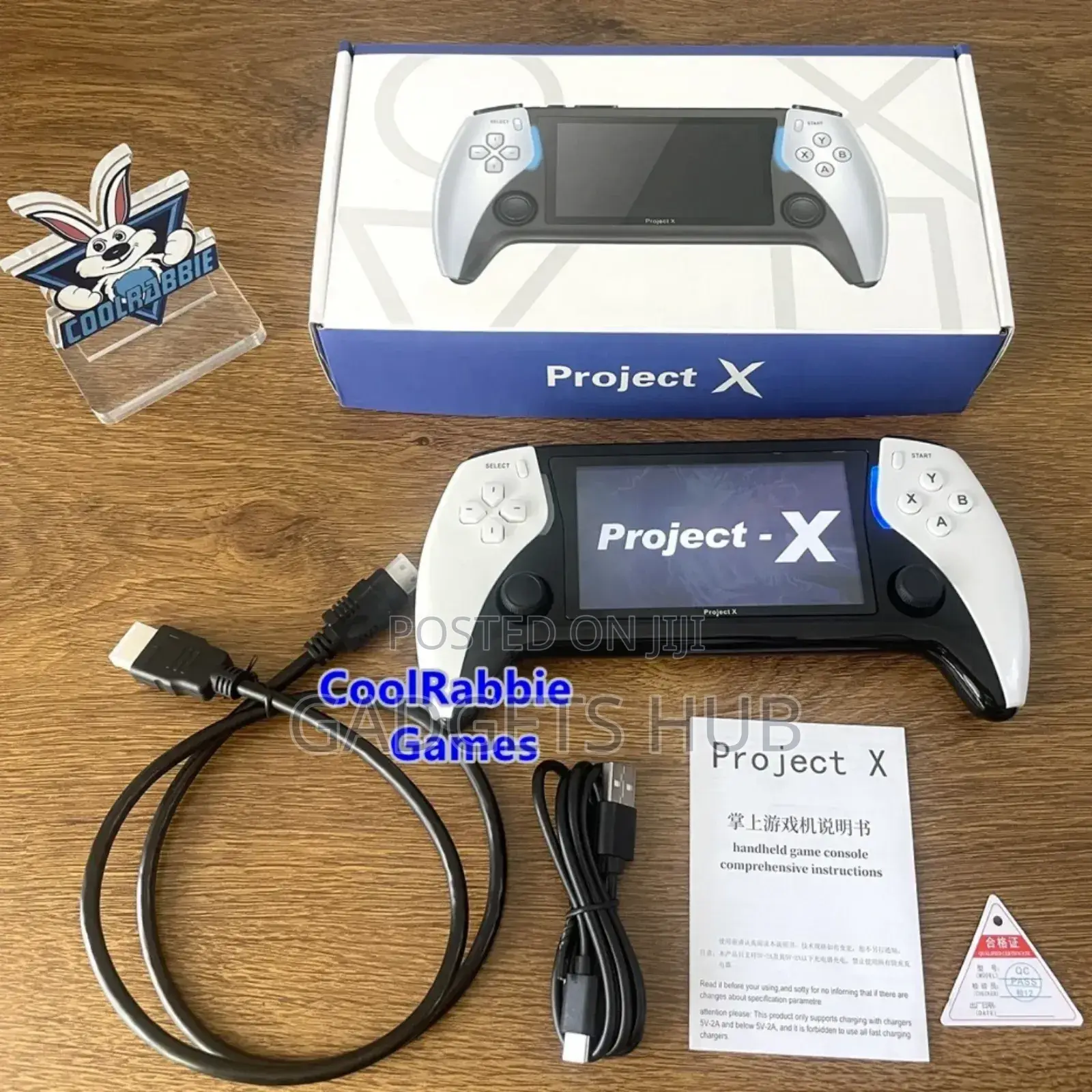 Project X Handheld Game Player 4.3 Inch Screen Video